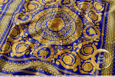 versace baroque print fabric|Versace sofa fabric.